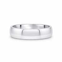 D-Shaped Gents Wedding Ring - Appleby Jewellers Dublin