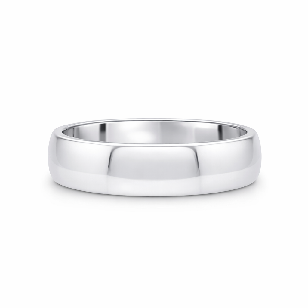 D-Shaped Gents Wedding Ring - Appleby Jewellers Dublin