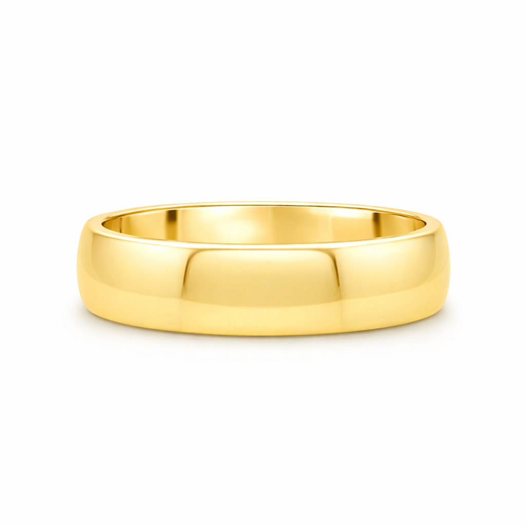 D-Shaped Gents Wedding Ring - Appleby Jewellers Dublin