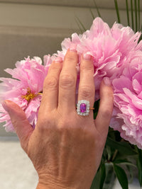 The Flower Pink Sapphire Ring