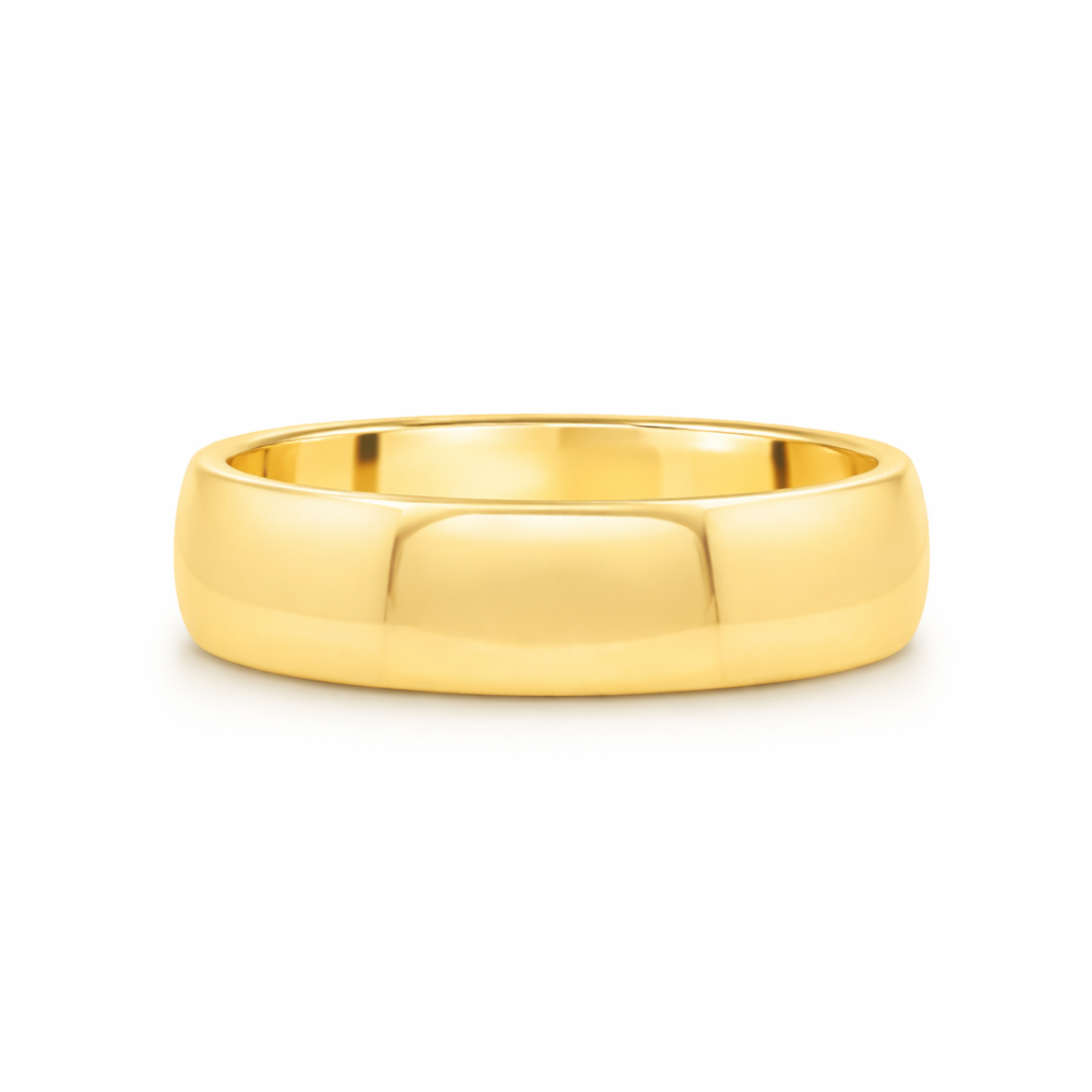 D-Shaped Gents Wedding Ring - Appleby Jewellers Dublin