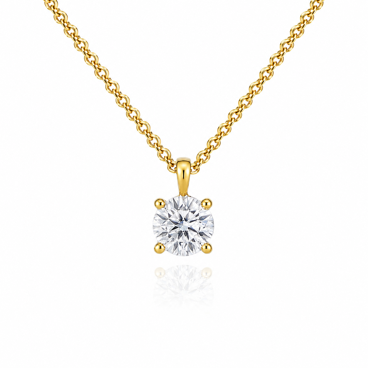Diamond Solitaire Pendant (1.04ct)