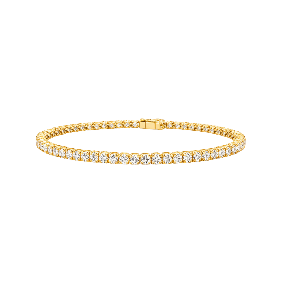 Diamond Tennis Bracelet – 5.00ct, 18ct Yellow Gold
