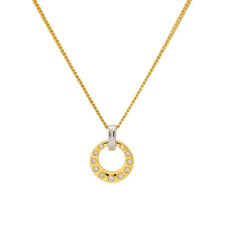 Diamond Circle Pendant - Appleby Jewellers Dublin