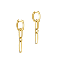 Diamond Link Earrings