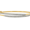 The Orbit Double Diamond Bangle