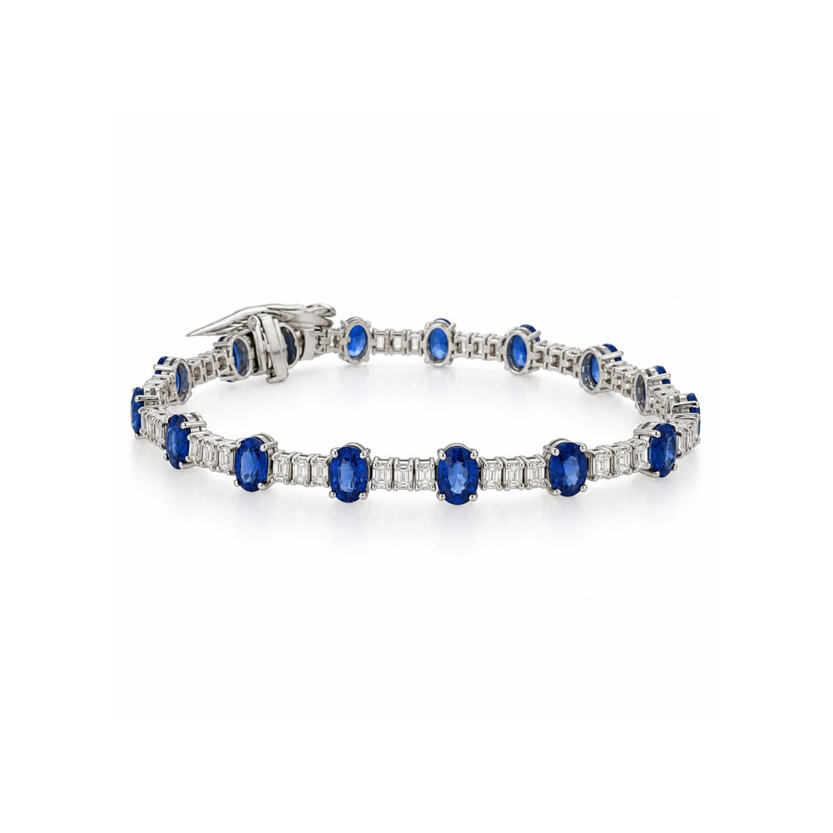 The Tosca Sapphire & Diamond Tennis Bracelet