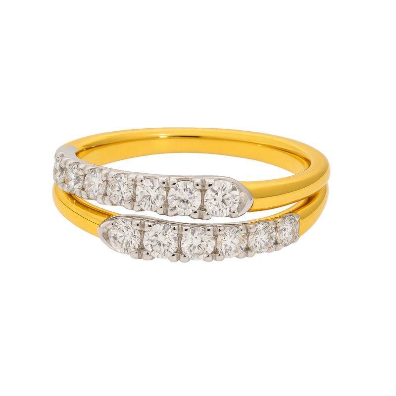 Double Diamond Orbit Ring - Appleby Jewellers Dublin