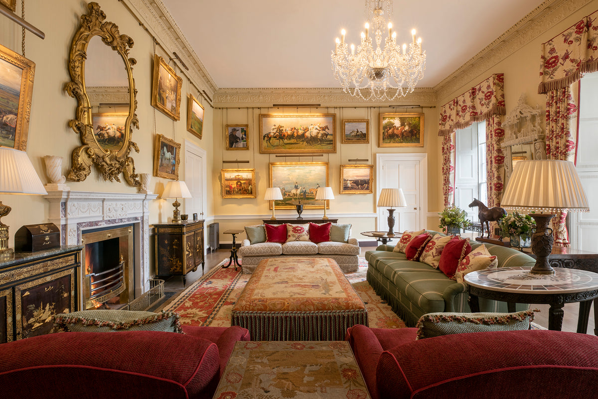 The Cashel Ring by Appleby Jewellers Dublin displayed in a classic drawing room setting
