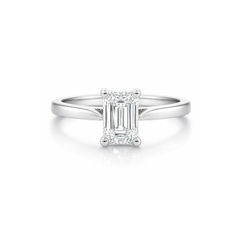 J'adore Emerald Cut Solitaire 1.00ct - Appleby Jewellers Dublin