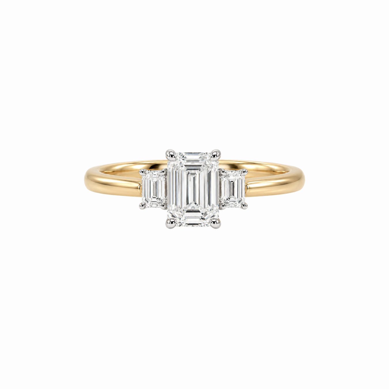 Emerald Cut Trilogy (2.08ct)