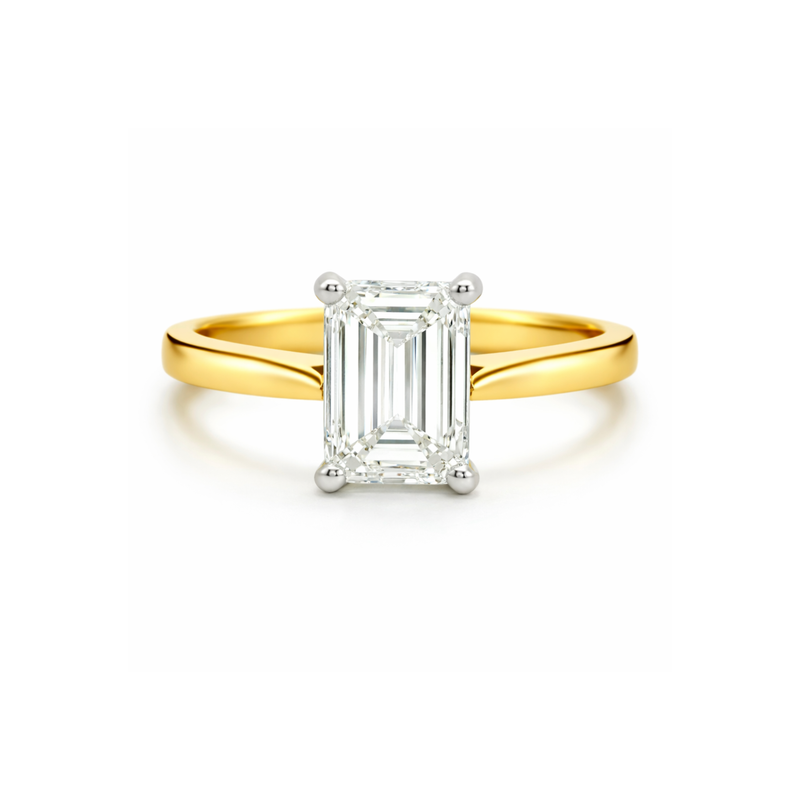 Emerald Cut Solitare (1.52ct) - Appleby Jewellers Dublin