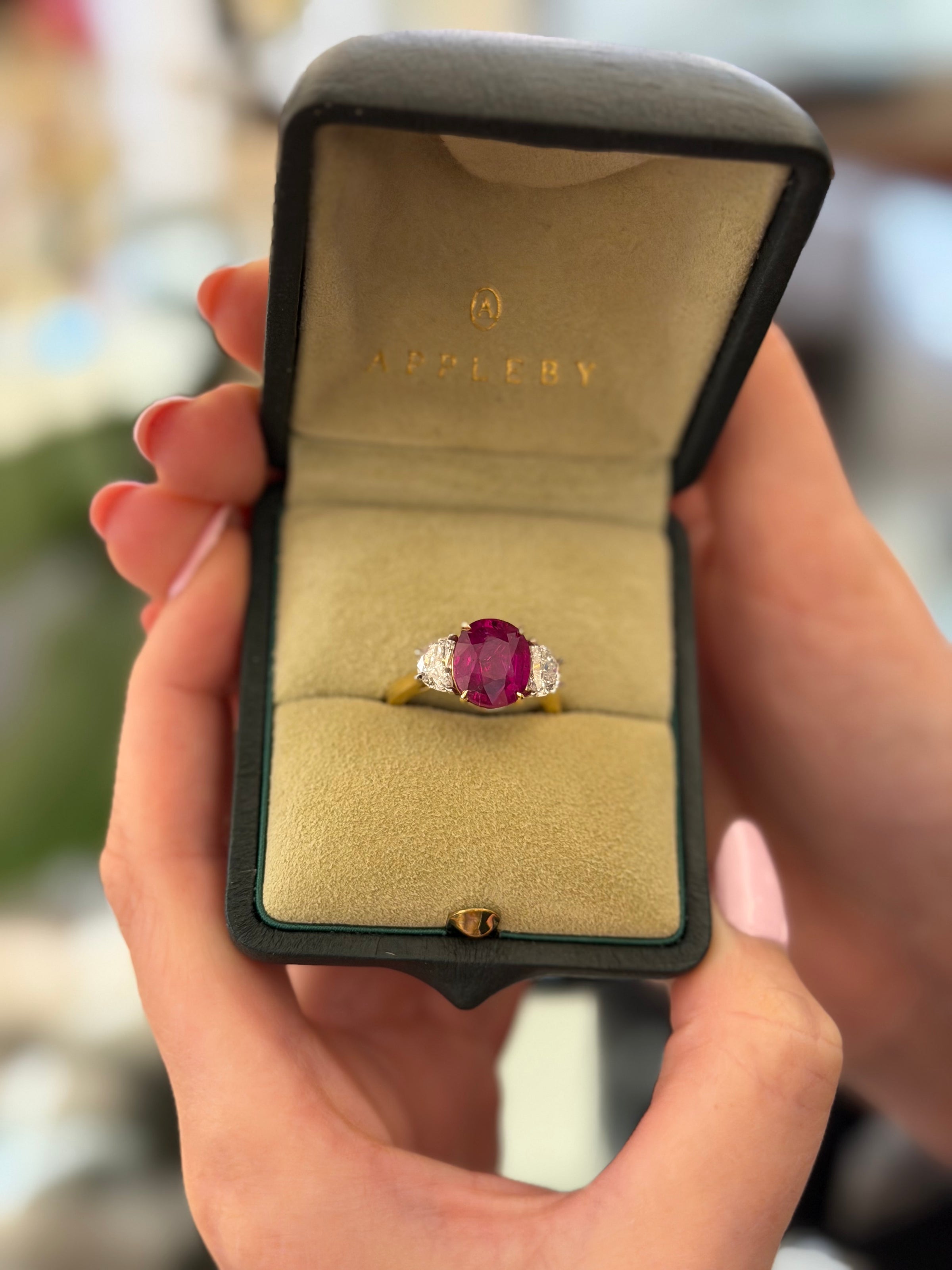 The Tranquility Ruby Ring (4.05ct)
