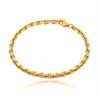 Gold Rope-Link Bracelet