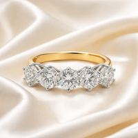 Five-Stone Diamond Ring (3.64ct D Colour)