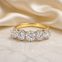 Five-Stone Diamond Ring (3.64ct D Colour)