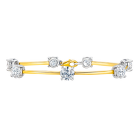 Floating diamond bracelet featuring 7.08-carat diamonds from Appleby Jewellers Dublin with a delicate, elegant design.