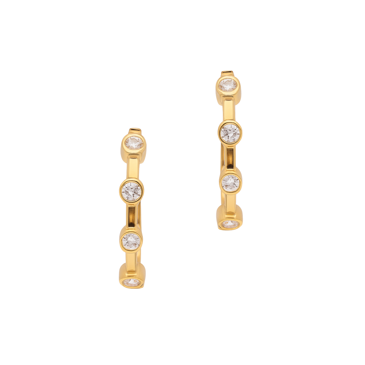Floating Diamond Hoops - Appleby Jewellers Dublin