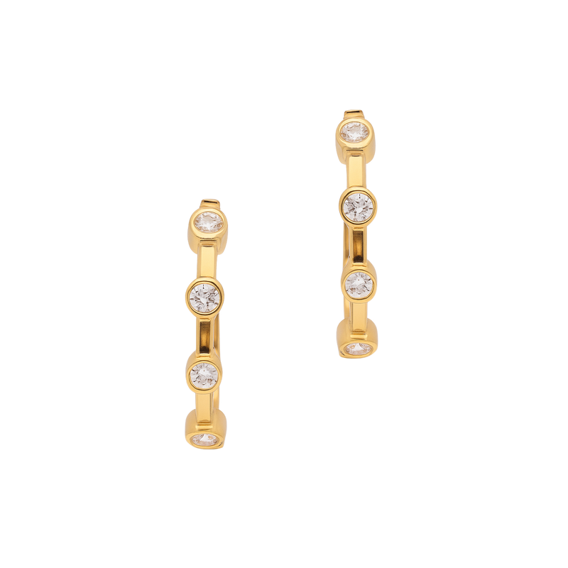 Floating Diamond Hoops - Appleby Jewellers Dublin