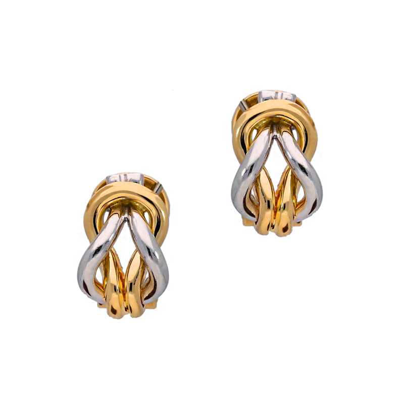 14ct Trinity Twist Earrings - Appleby Jewellers Dublin