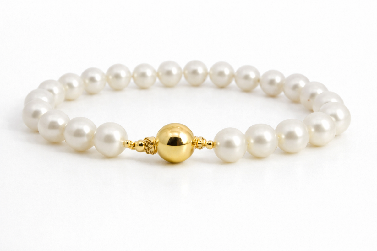 Freshwater Pearl Bracelet (Gold) - Appleby Jewellers Dublin