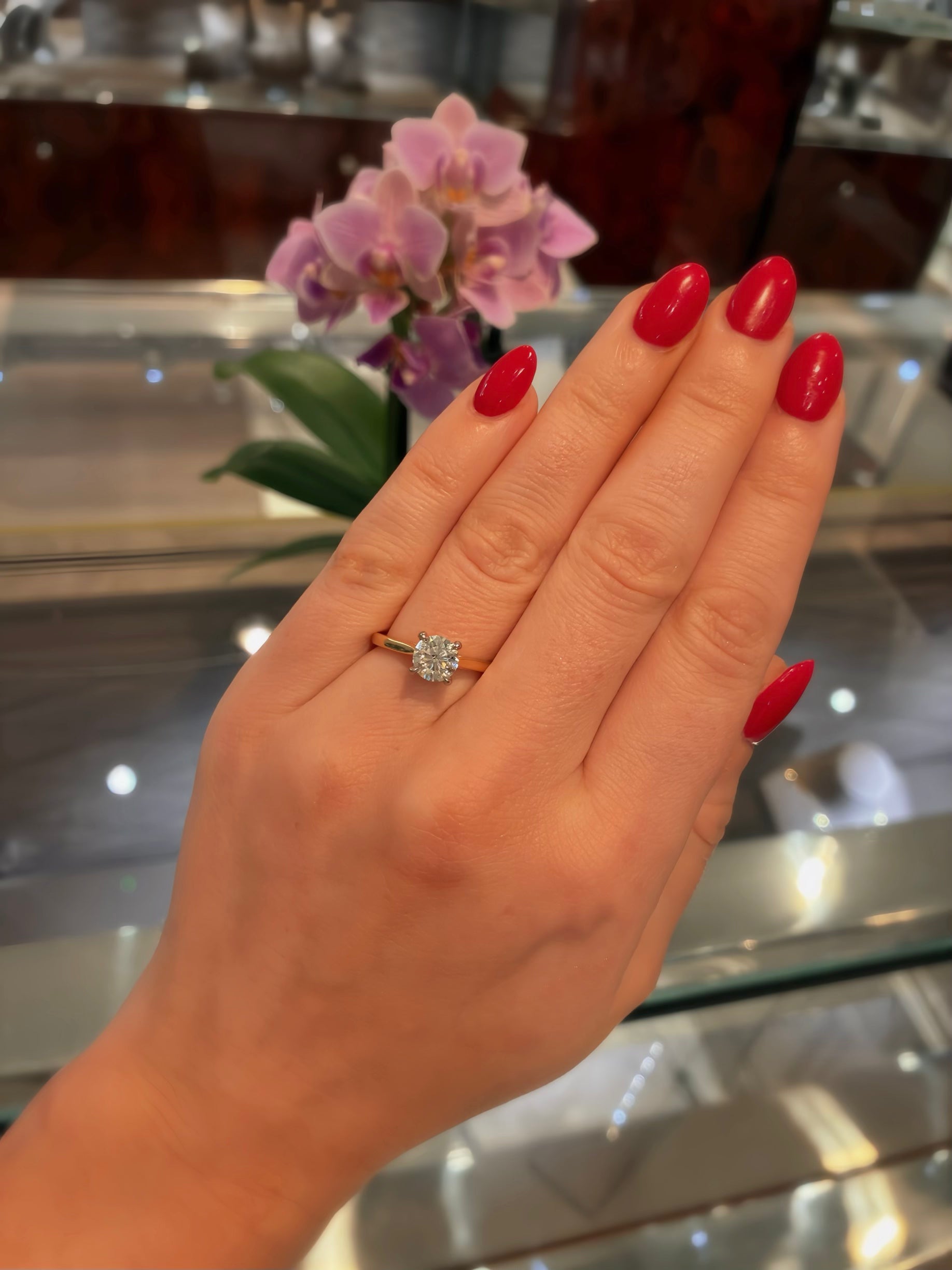 J'adore Round Solitaire Engagement Ring (1.00ct)