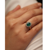 Kate Emerald & Diamond Ring