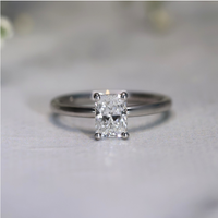 Courtship Radiant Engagement Ring