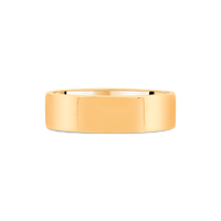 Contemporary Flat Gents Wedding Ring