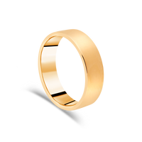 Contemporary Flat Gents Wedding Ring