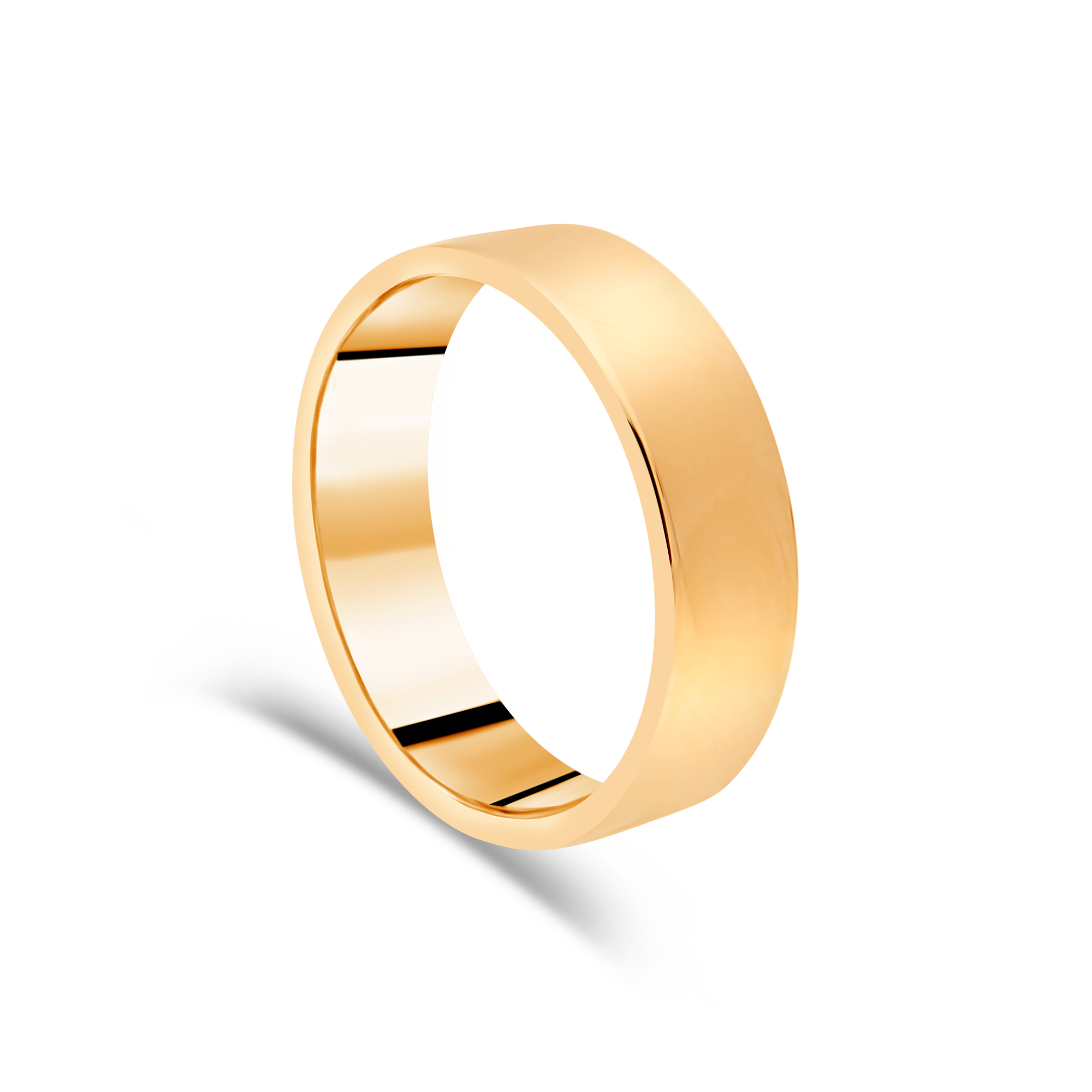 Contemporary Flat Gents Wedding Ring