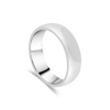 D-Shaped Gents Wedding Ring - Platinum - Appleby Jewellers Dublin