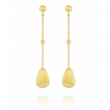 14ct Gold Pebble Drop Earrings