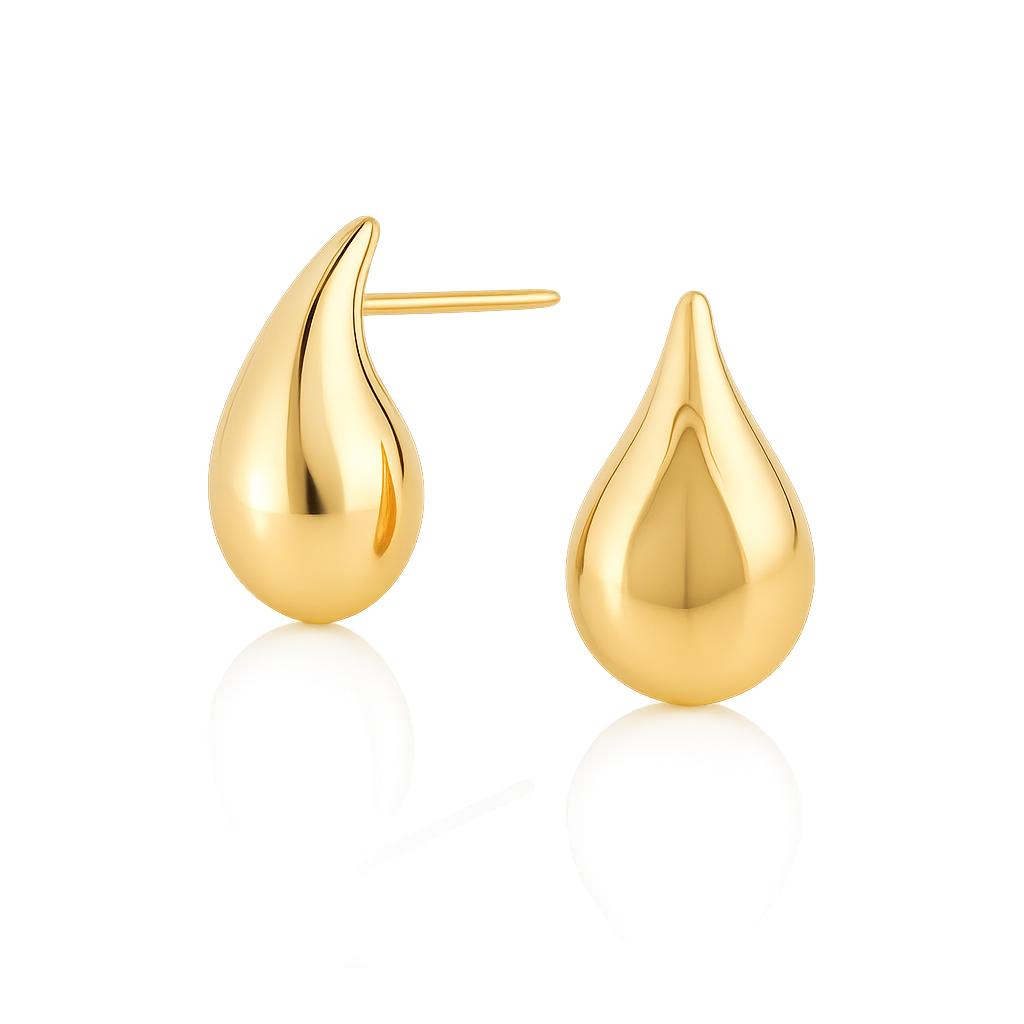 18ct Gold Teardrop Earrings - Appleby Jewellers Dublin