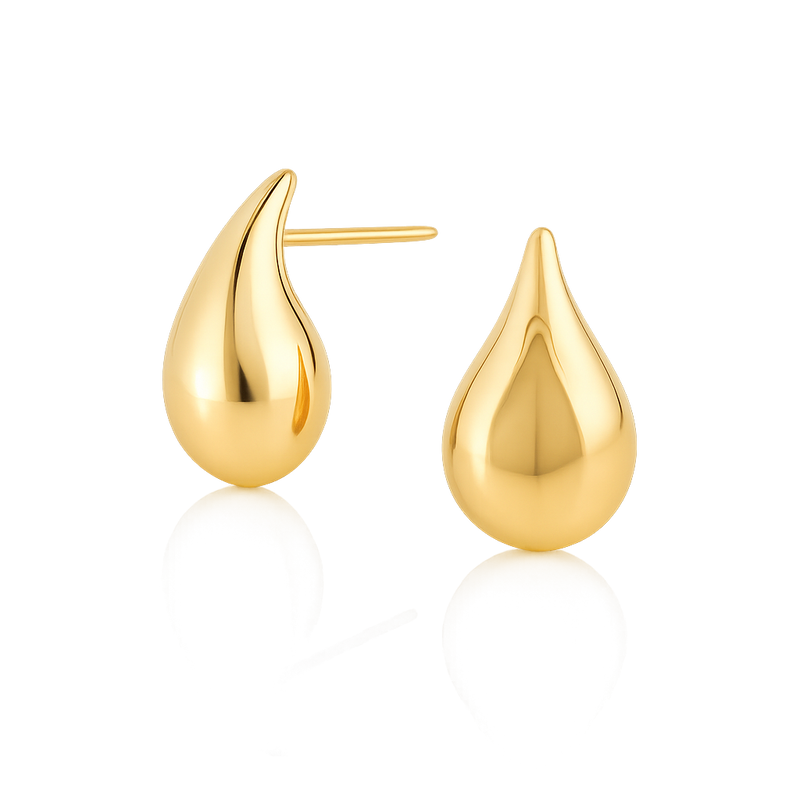 18ct Gold Teardrop Earrings - Appleby Jewellers Dublin