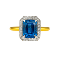 Art Deco Aquamarine