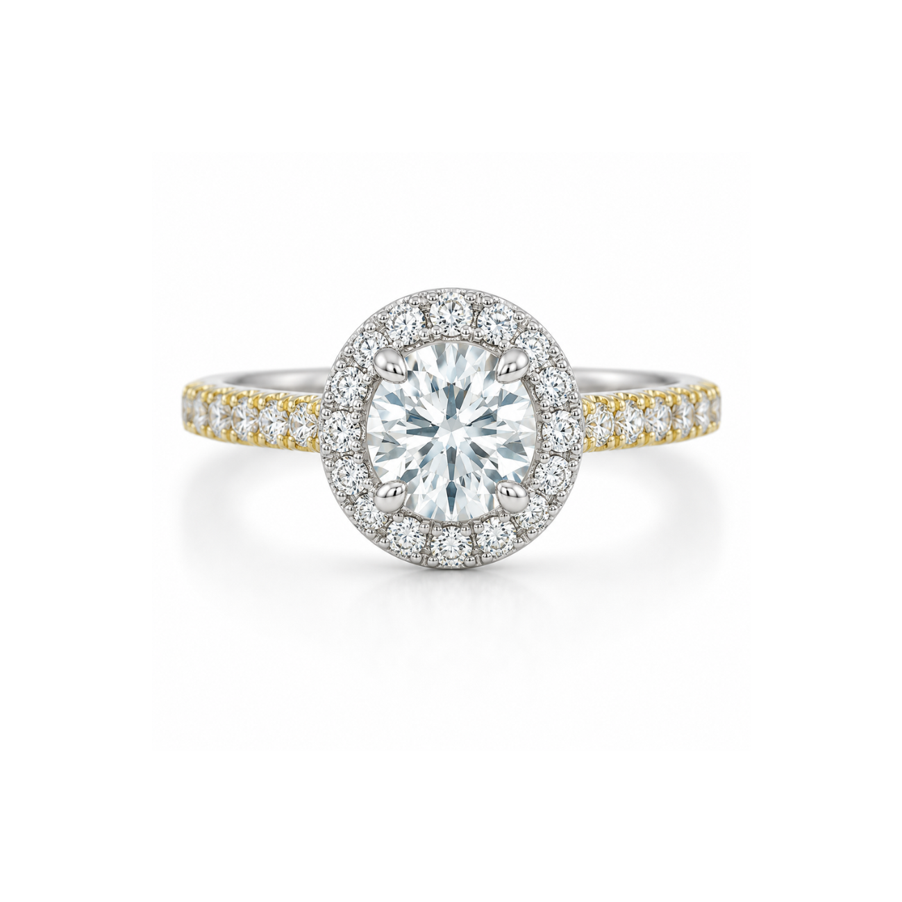 The Aura Halo Ring (0.80ct)