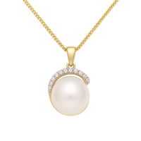 Halo Pearl Pendant - Appleby Jewellers Dublin