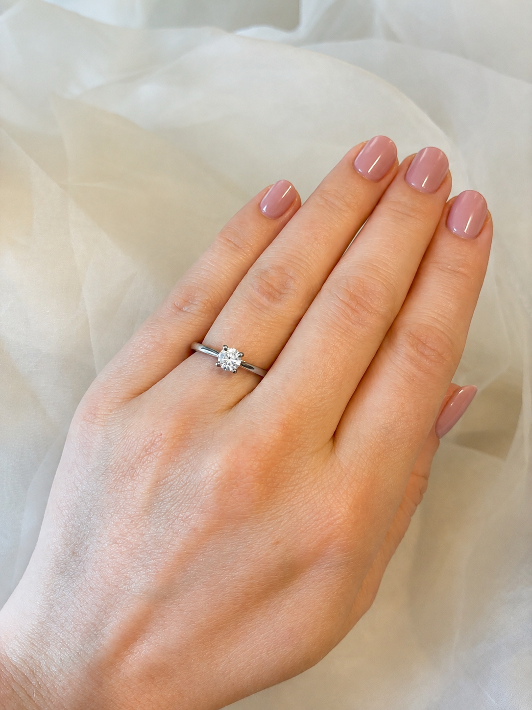 Elegant diamond solitaire ring with a 0.40 carat diamond, crafted by Appleby Jewellers Dublin.