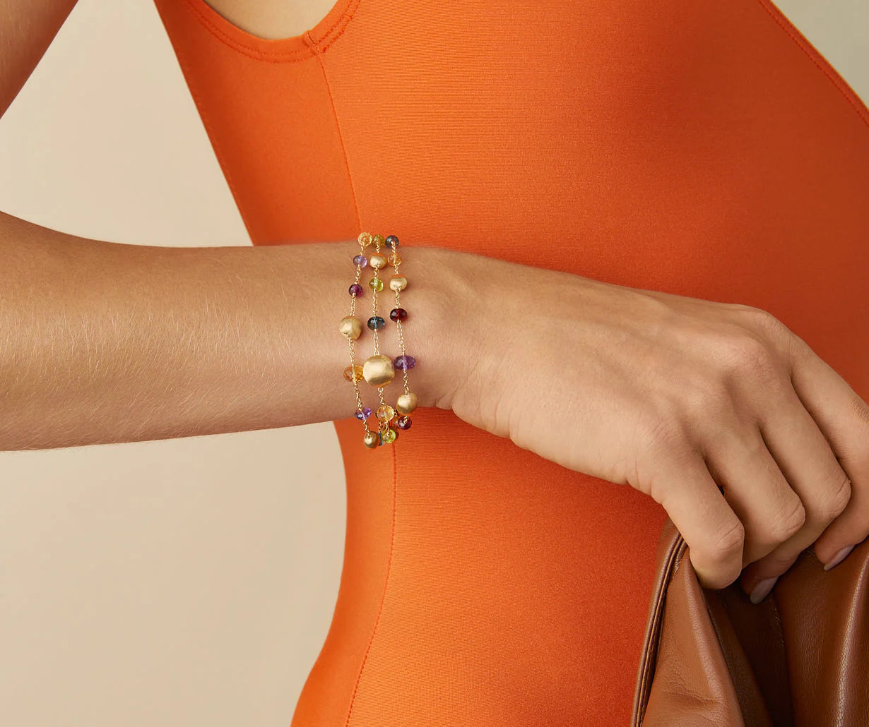 Marco Bicego 'Paradise' Collection Three-Strand Multicoloured Bracelet