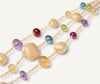 Marco Bicego 'Paradise' Collection Three-Strand Multicoloured Bracelet