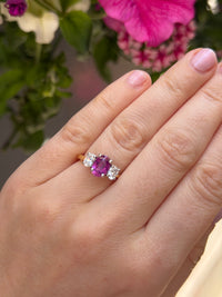 Ascot Pink Sapphire Ring