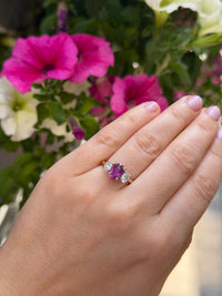 Ascot Pink Sapphire Ring