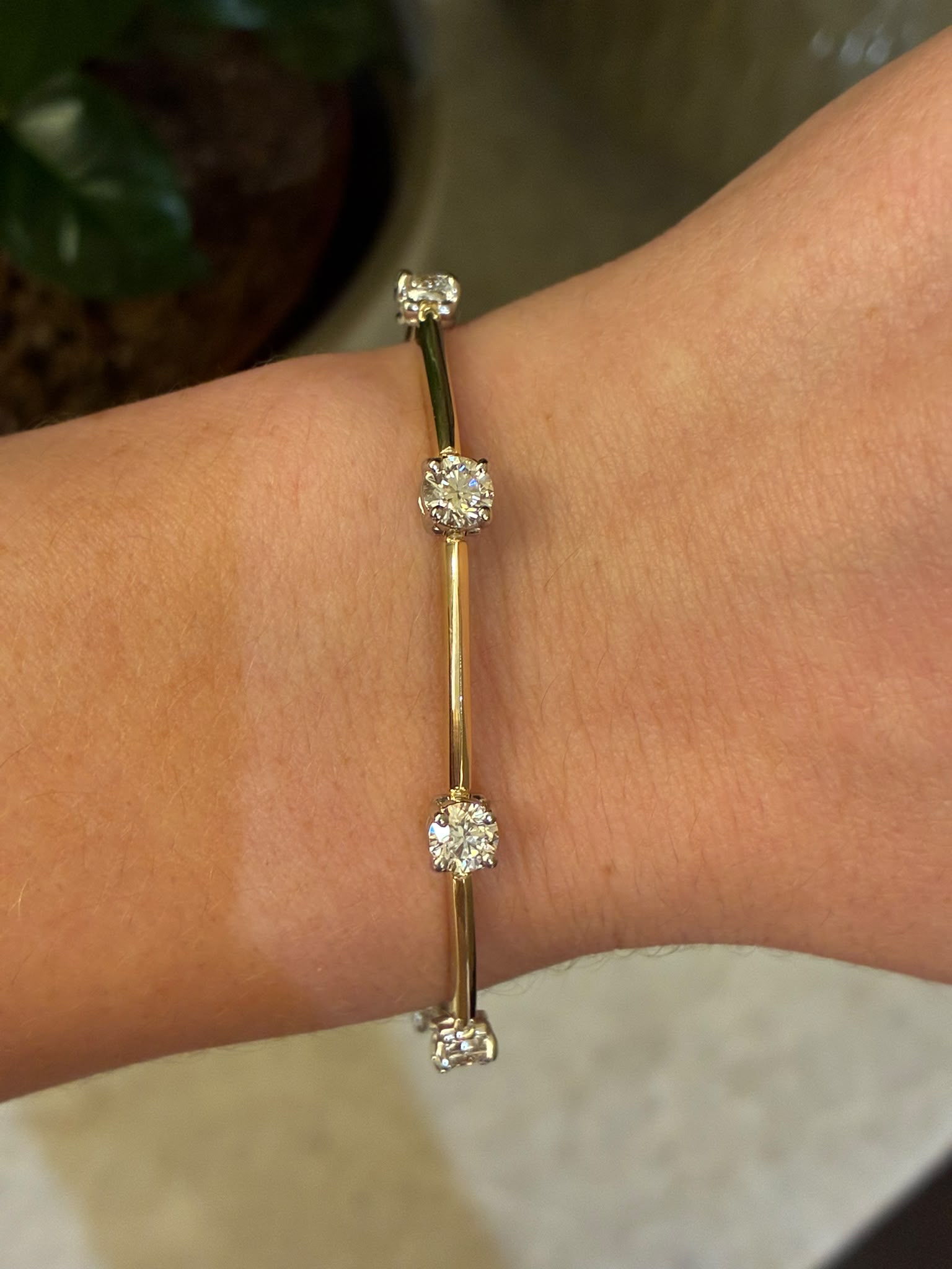 Floating Diamond Bracelet (3.20ct)