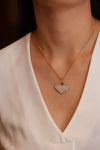 18ct Pearl Love Pendant