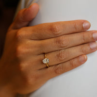 J'adore Oval Solitaire Engagement Ring