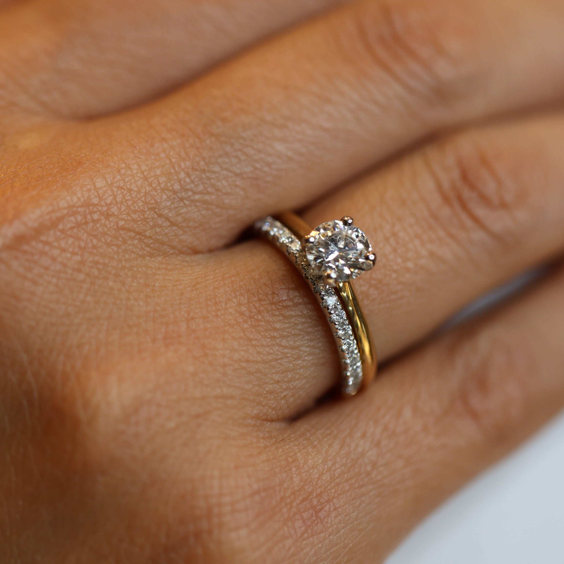 Diamond Ring, Yellow Gold and Platinum