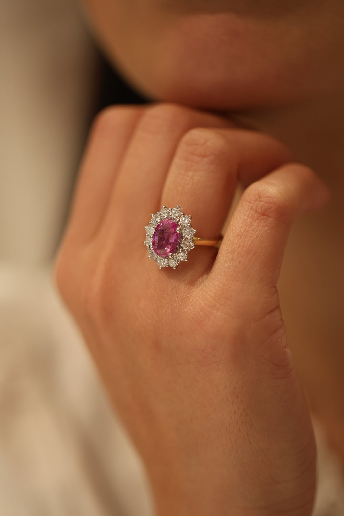 "The Kate" Pink Sapphire (3.03ct) - Appleby Jewellers Dublin