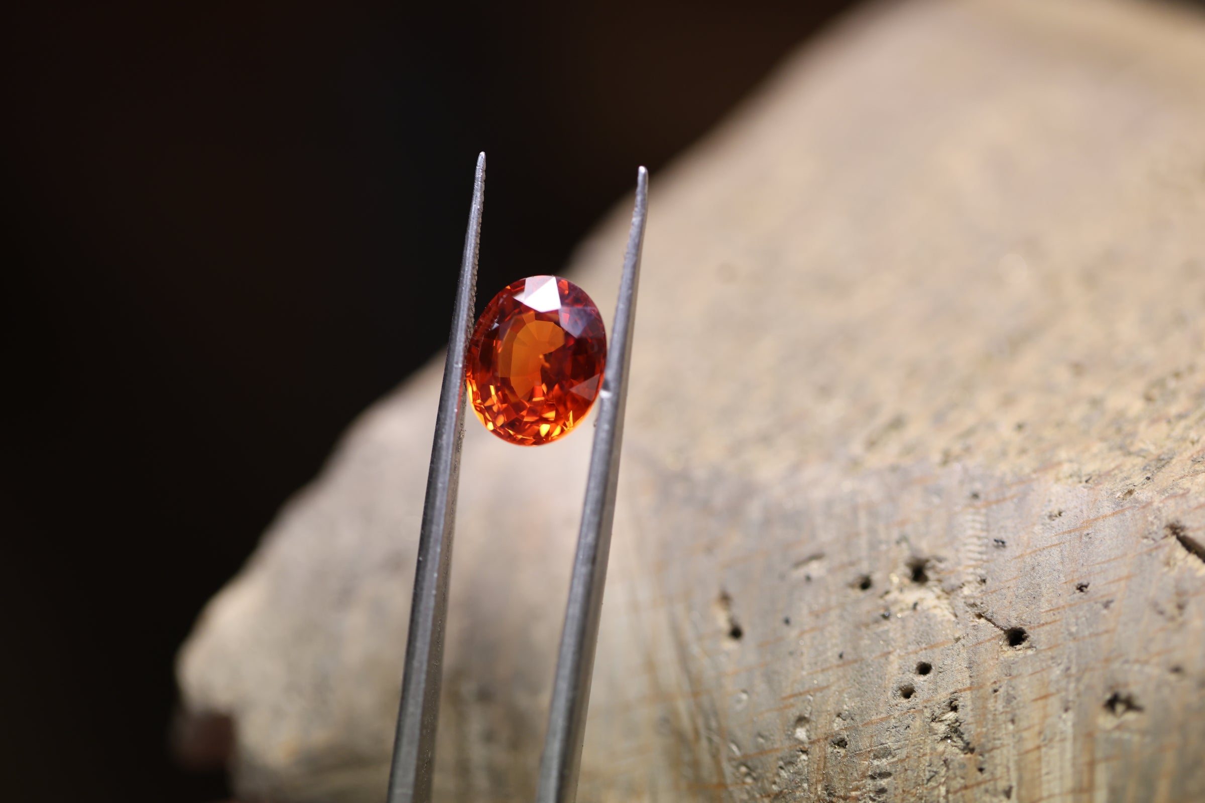 The Trinity Orange Sapphire Ring (4.71ct)