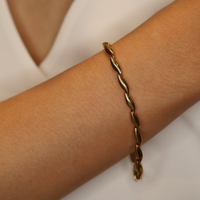 Brushed Gold Bracelet